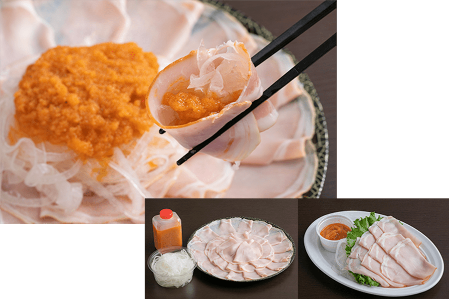 ハムのオードブル